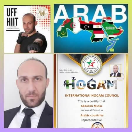 Abdallah mu'taz Representative of Arab countries in Hogam sport
